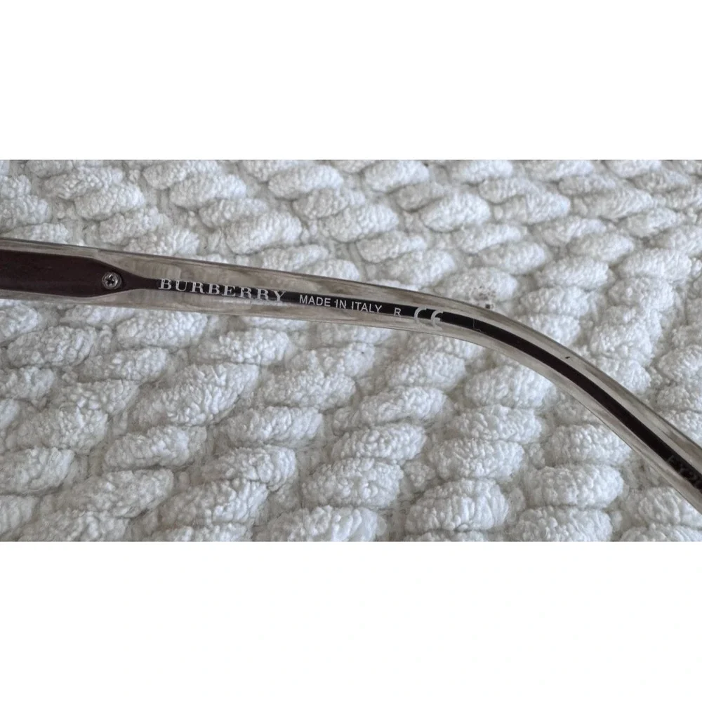 Burberry Eyeglasses Frames B1289 1212 Brown 55-16-140 Made Italy w/Case Designer